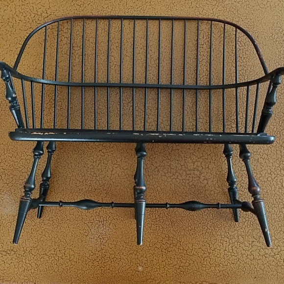 VINTAGE Riverbend Chair Company Miniature Settee - Picture 7 of 13